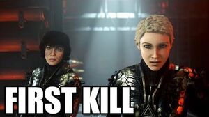 Twins first kill cutscene.