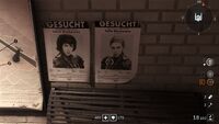The twins' wanted posters.