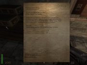 RtCW Letter