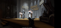 The studio where the show takes place during Jessica Valiant's assassination of Chuck Lorentz