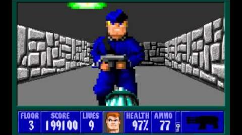 Wolfenstein 3D (id Software) (1992) Episode 6 - Confrontation - Floor 3 HD