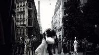 The Nazi takes over Paris with the twisted version of The Kiss