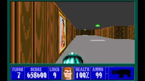 Wolfenstein 3D (id Software) (1992) Episode 1 - Escape From Castle Wolfenstein - Floor 7 HD