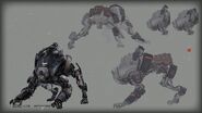 Concept art of the Laserhund.