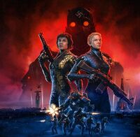 The Twins featured in-front of cover art for the game Deluxe Edition.