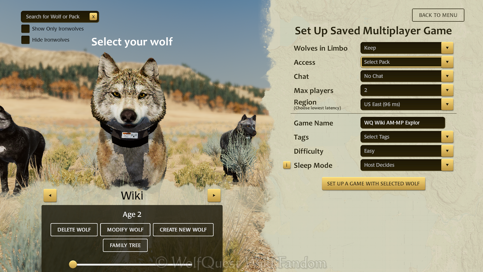 wolfquest 2.5 multiplayer sign up