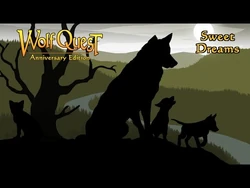 Sweet Dreams: WolfQuest Wallpaper posted 21-Dec-2019