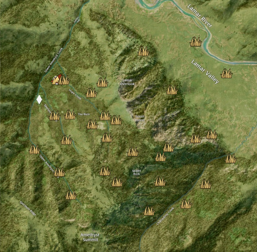 Rendezvous Sites: Amethyst Mountain | WolfQuest Wiki | Fandom