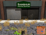 A hunting store referencing Sambhur.