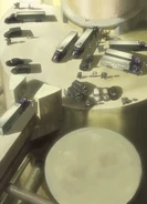 Trucks bring supplies for the nobles.