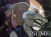 Fold-out poster of Tsume.