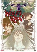 Blue, Lady Hamona and Cher Degré on the cover of Wolf's Rain, volume 4.