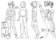 Toboe's character settei.