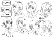 Cheza's facial expression and angle settei.