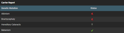 Carrier report