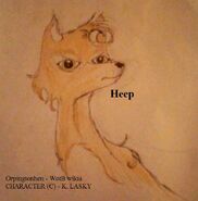 Badly drawn Heep with some weird hair