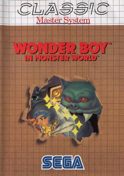 Wonder Boy Sega Master System Game -  Portugal