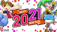 ININ Games New Year 2021 card.