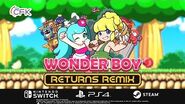 「Wonder Boy Returns Remix」PS4 Steam Launch