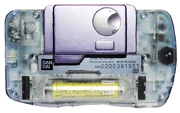 Back of the WonderSwan MP3 cartridge with volume control.