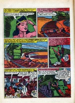 Wonder Woman stopping a train
