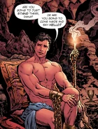 Ares imprisoned beneath Themyscira in Wonder Woman v5 #21