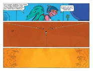 WW intedimensional hole2.jpg (301 KB) The shockwave produced by the impact of Wonder Woman, Supergirl and Mary Mavel's blow opens an interdimensional hole (2)