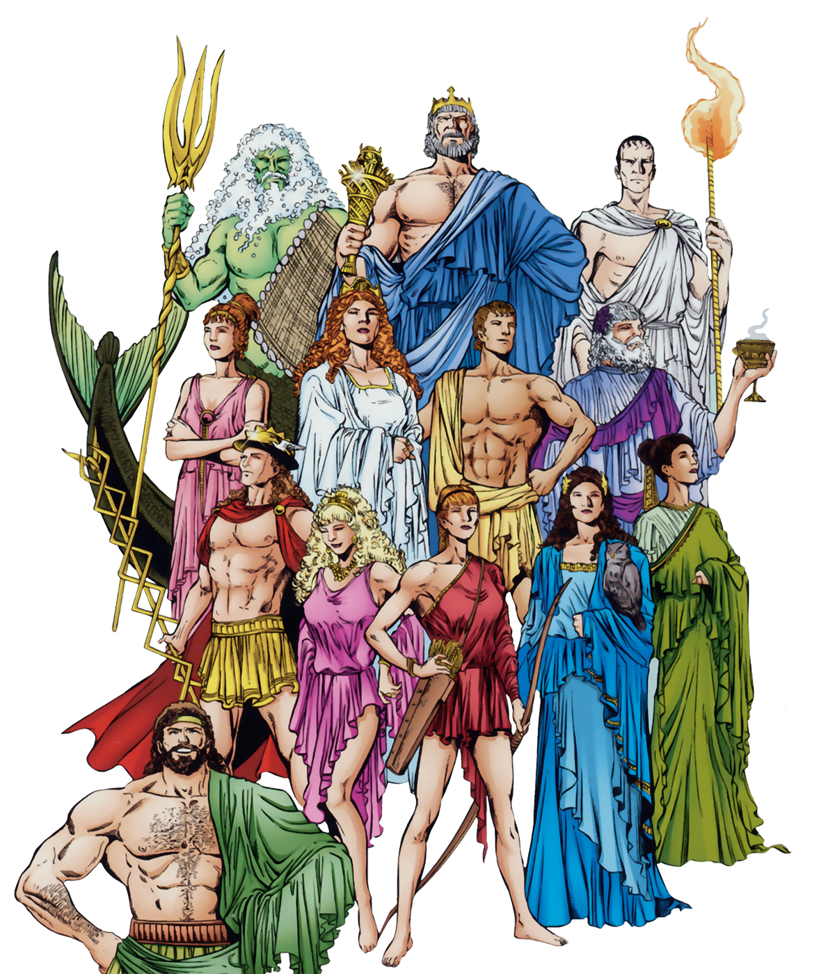 heroes of olympus gods