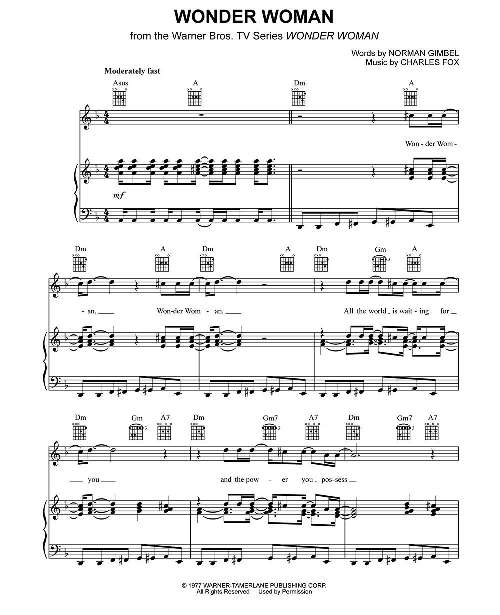 wonder woman season 1 theme