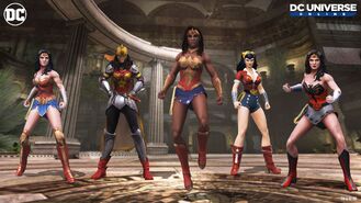 Nubia leads a team of Wonder Women in the DC Universe Online Wonderverse event