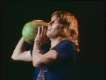 Alvin Lee holds a water melon