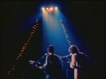 Joan Baez and Jeffrey Shurtleff, view from the stage