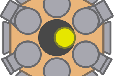 woomy arras.io tanks be like: (and when the red bullets die they will spawn 8 mini drones with auto cannons) : r/Diep2io
