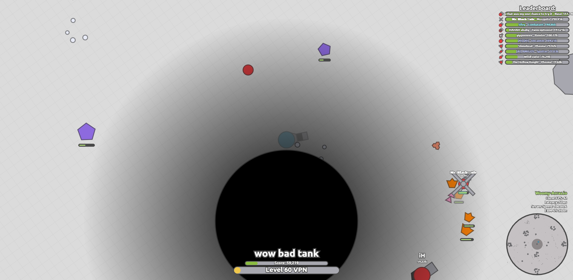 The Arras.io Gauntlet: 1 Million Score With EVERY Tank! 