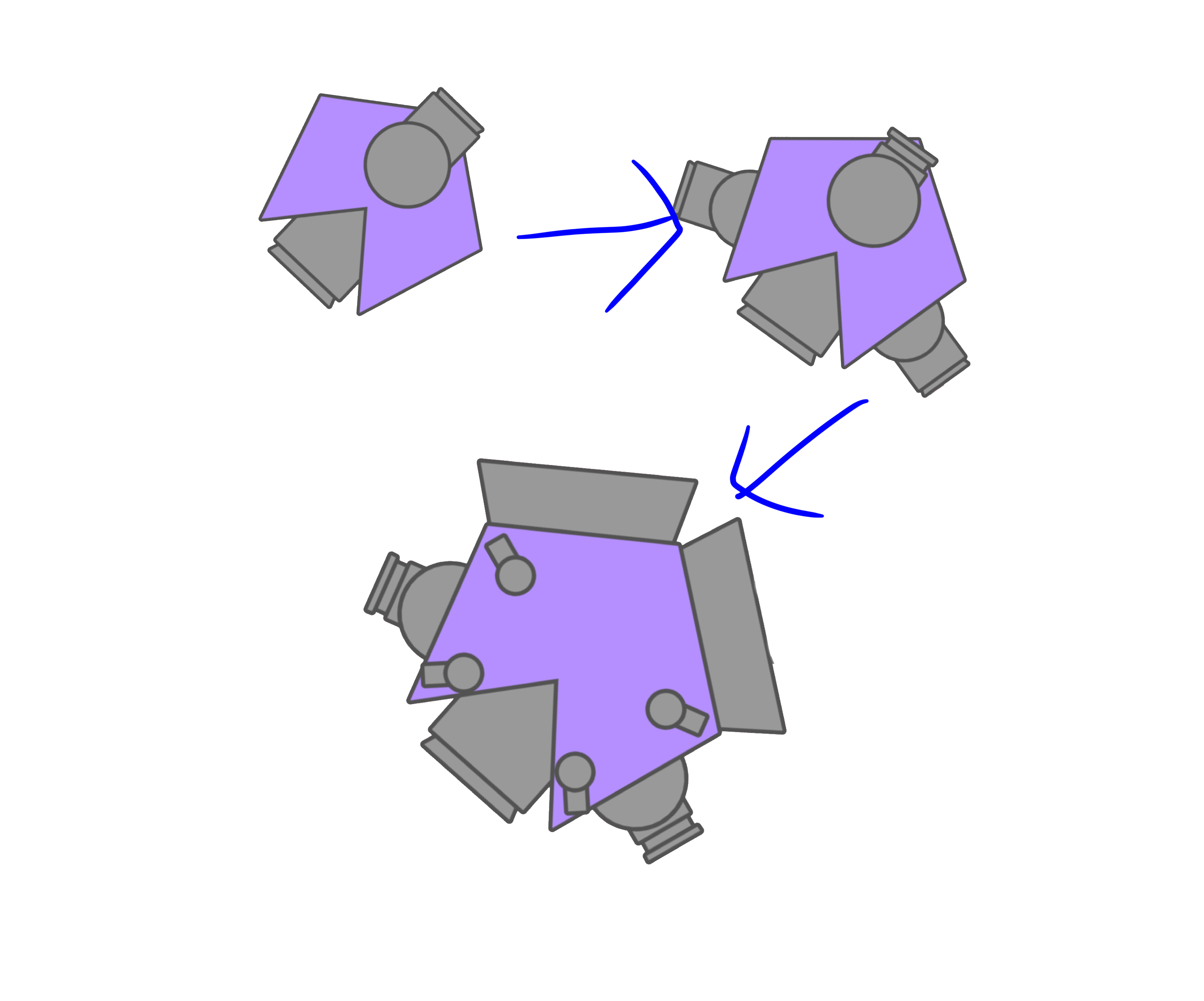 the evolution of shapes in woomy-arras.io : r/Diepio