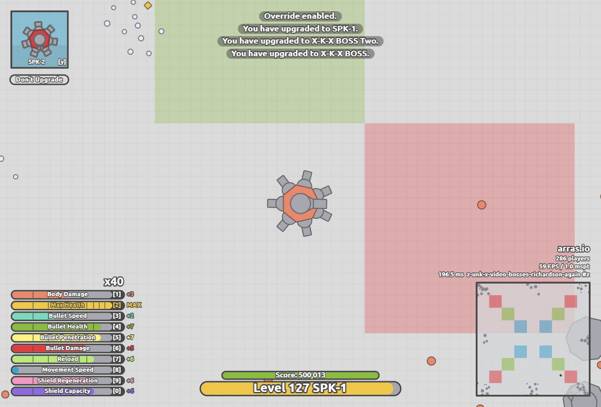 ARRAS.IO SHOW SUPER POWERFUL BETA BOSSES AUTO TIER - (CODE BY ME & FANMADE)  