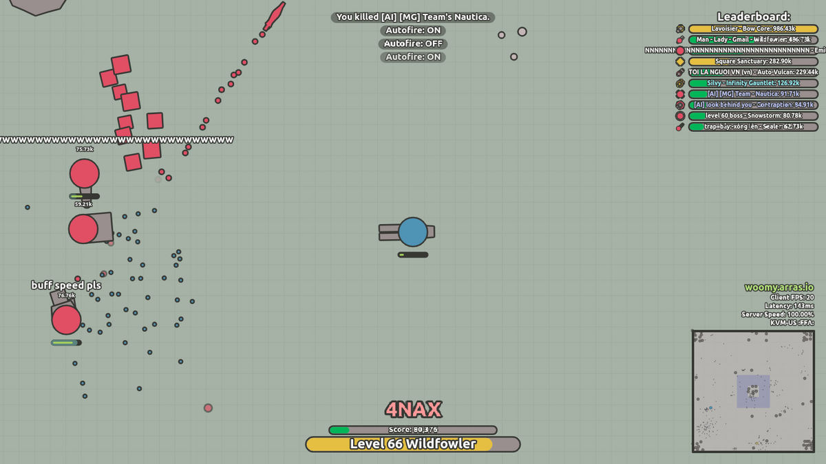 ARRAS.IO SHOW ALPHA-C-X BOSS BRANCH - BOSSES #1 