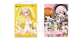 Super Sonico and Wooser Posters