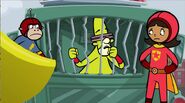 WordGirl and Huggy with The Learnerer apprehended