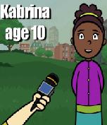 Kabrina, age 10, whose favorite word is "crème brûlée". She resembles Shelby.