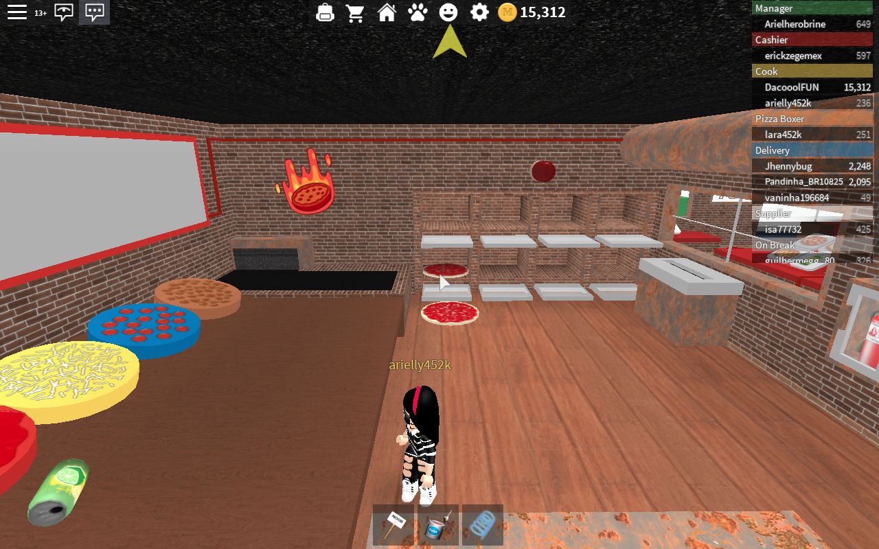 Kitchen Work At A Pizza Place Wiki Fandom - how to sell items on roblox pizza place