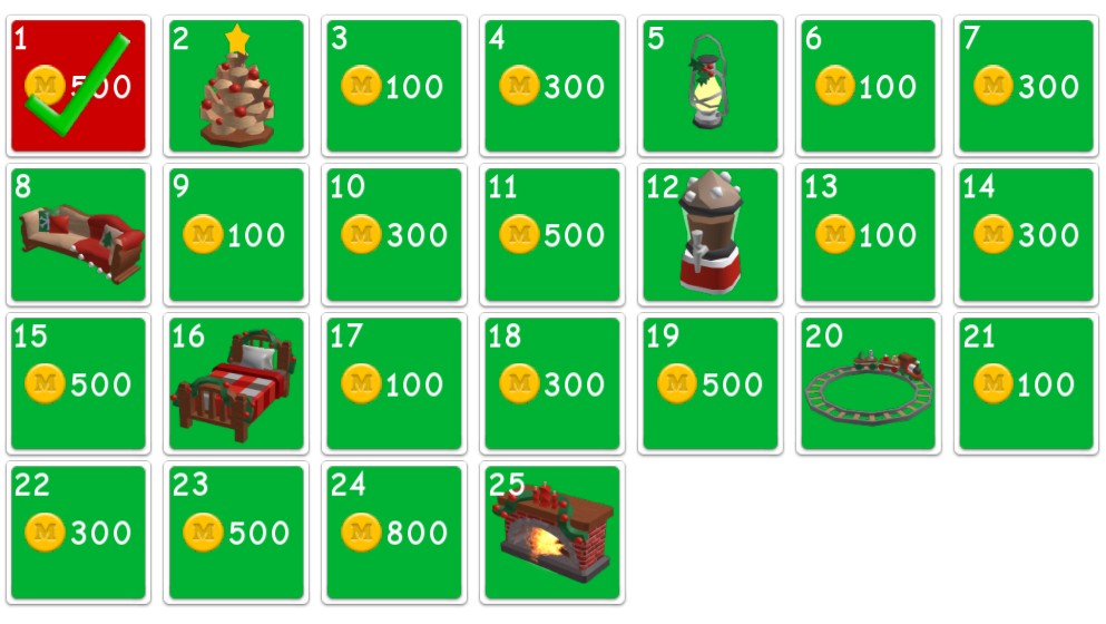 Roblox Holiday Advent Calendar - FW21 - US