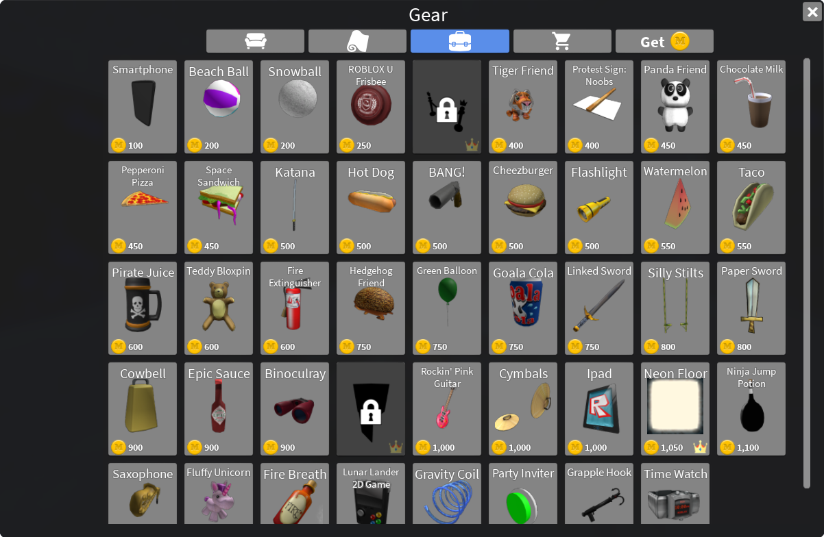 Gear Work At A Pizza Place Wiki Fandom - how much gear can u have in a game roblox