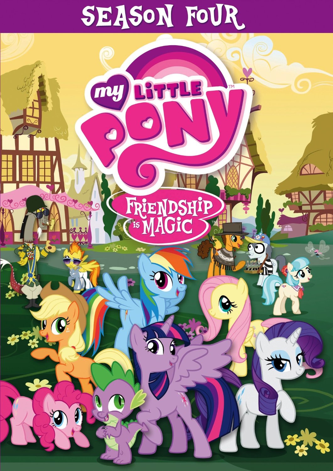 My Little Pony Friendship Is Magic Season Four Dvd Twilight Sparkle S Retro Media Library Fandom