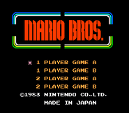 Title screen