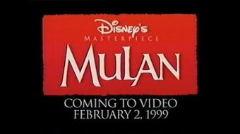 Mulan Movie VHS 1999 Walt Disney Classicos Collection Portuguese Language  NIP 786936057867