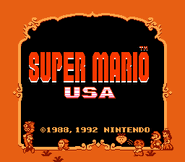 Title screen (Super Mario USA)