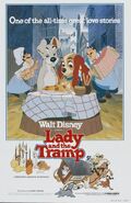 Lady and the Tramp 1980 Poster