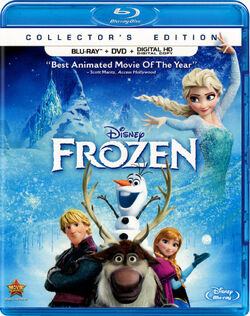 Frozen Blu ray DVD Twilight Sparkle s Retro Media Library Fandom