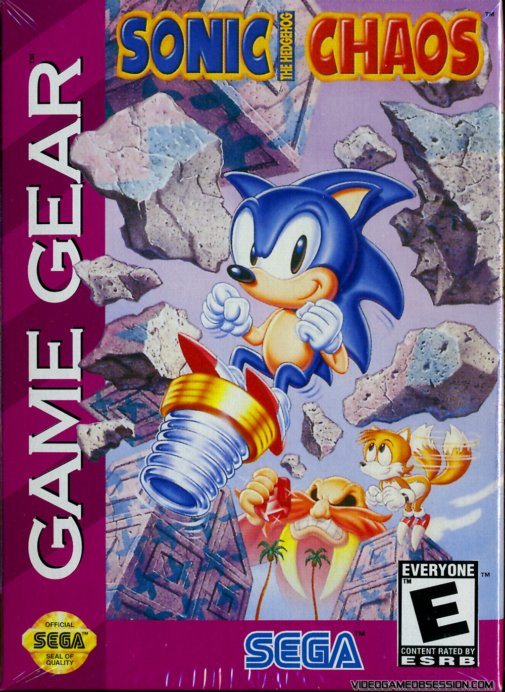 Sonic Chaos Sega Master System game